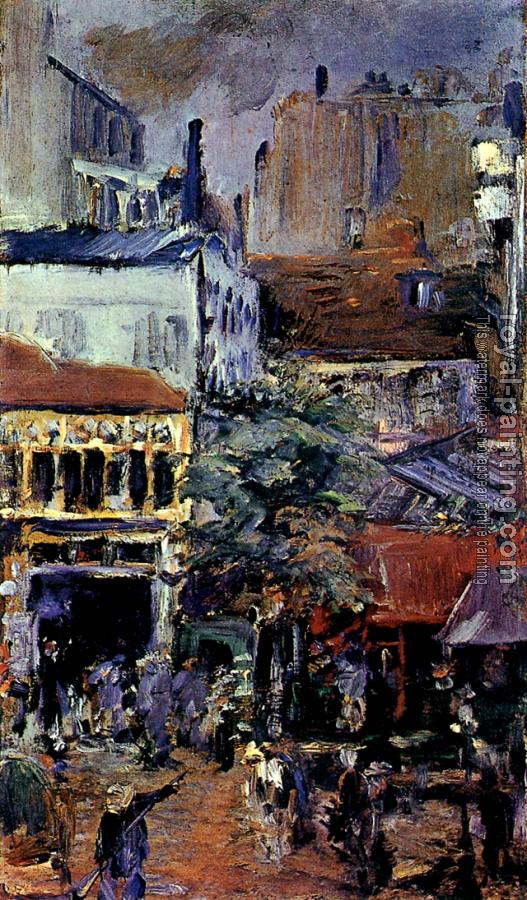 Edouard Manet : Vue prise de la Place Clichy par